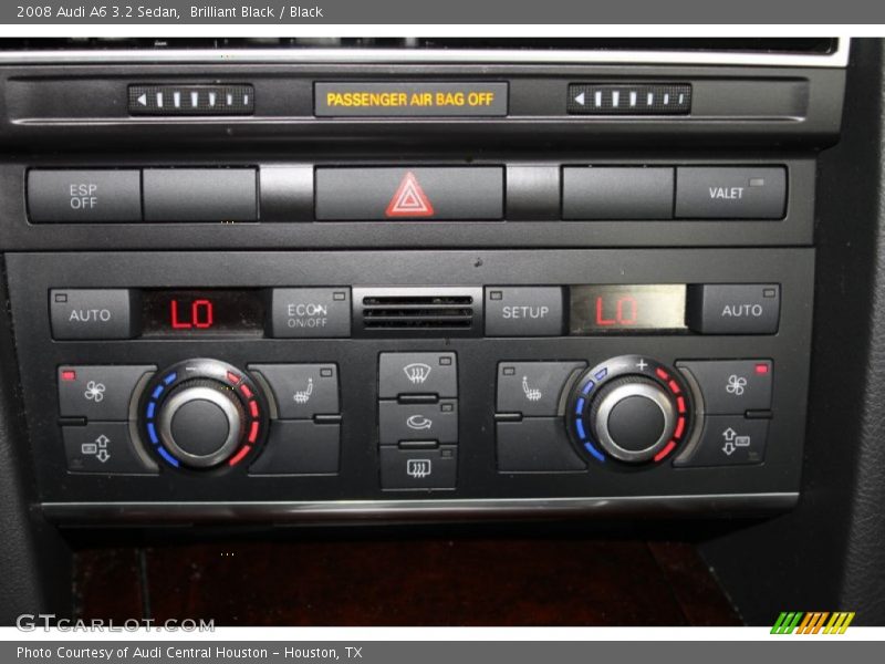 Brilliant Black / Black 2008 Audi A6 3.2 Sedan