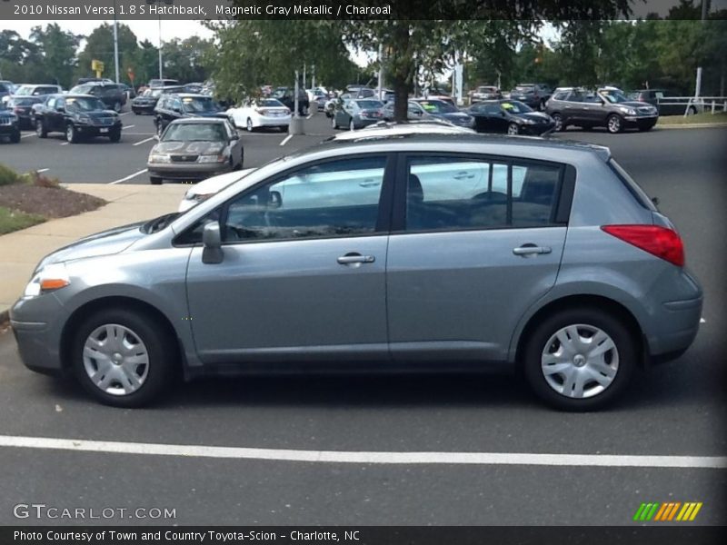 Magnetic Gray Metallic / Charcoal 2010 Nissan Versa 1.8 S Hatchback