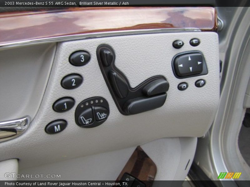 Brilliant Silver Metallic / Ash 2003 Mercedes-Benz S 55 AMG Sedan
