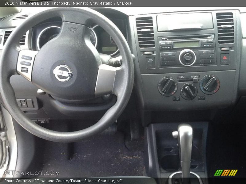 Magnetic Gray Metallic / Charcoal 2010 Nissan Versa 1.8 S Hatchback