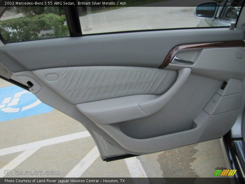 Brilliant Silver Metallic / Ash 2003 Mercedes-Benz S 55 AMG Sedan