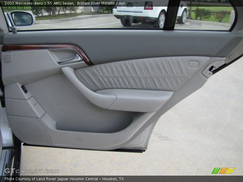 Brilliant Silver Metallic / Ash 2003 Mercedes-Benz S 55 AMG Sedan
