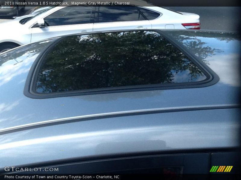 Magnetic Gray Metallic / Charcoal 2010 Nissan Versa 1.8 S Hatchback