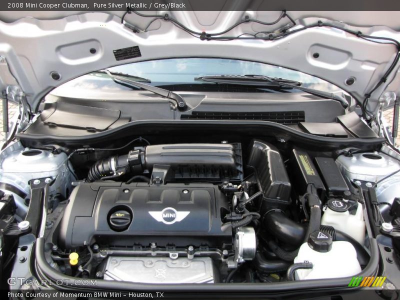 Pure Silver Metallic / Grey/Black 2008 Mini Cooper Clubman