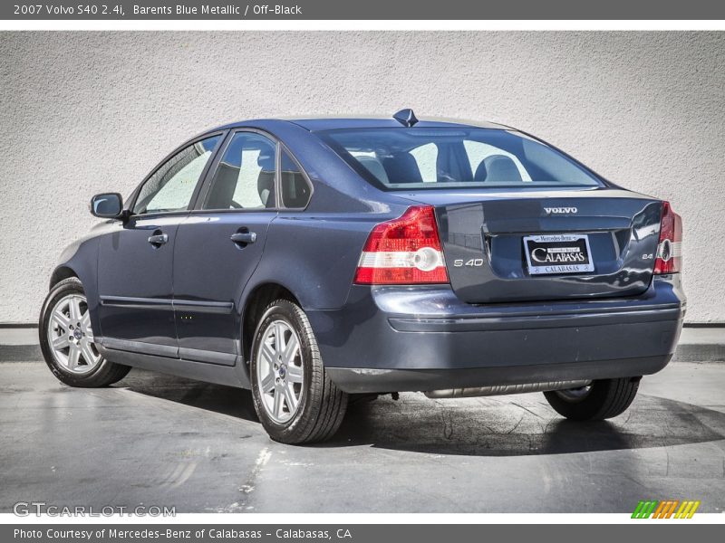 Barents Blue Metallic / Off-Black 2007 Volvo S40 2.4i