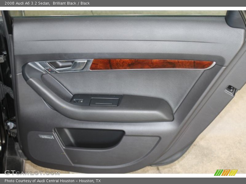 Brilliant Black / Black 2008 Audi A6 3.2 Sedan