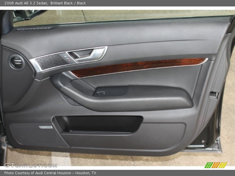 Brilliant Black / Black 2008 Audi A6 3.2 Sedan