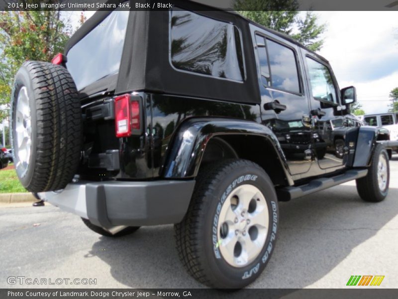 Black / Black 2014 Jeep Wrangler Unlimited Sahara 4x4