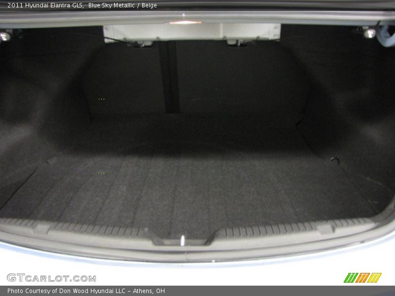 Blue Sky Metallic / Beige 2011 Hyundai Elantra GLS