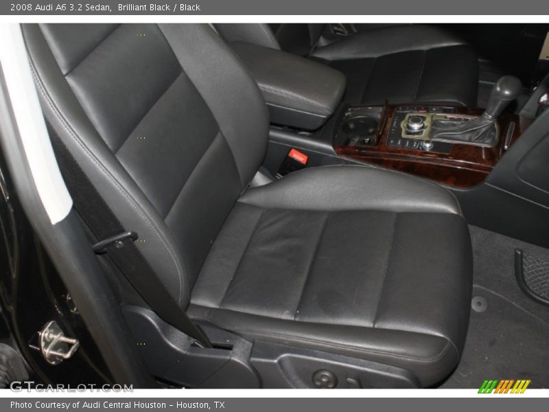 Brilliant Black / Black 2008 Audi A6 3.2 Sedan