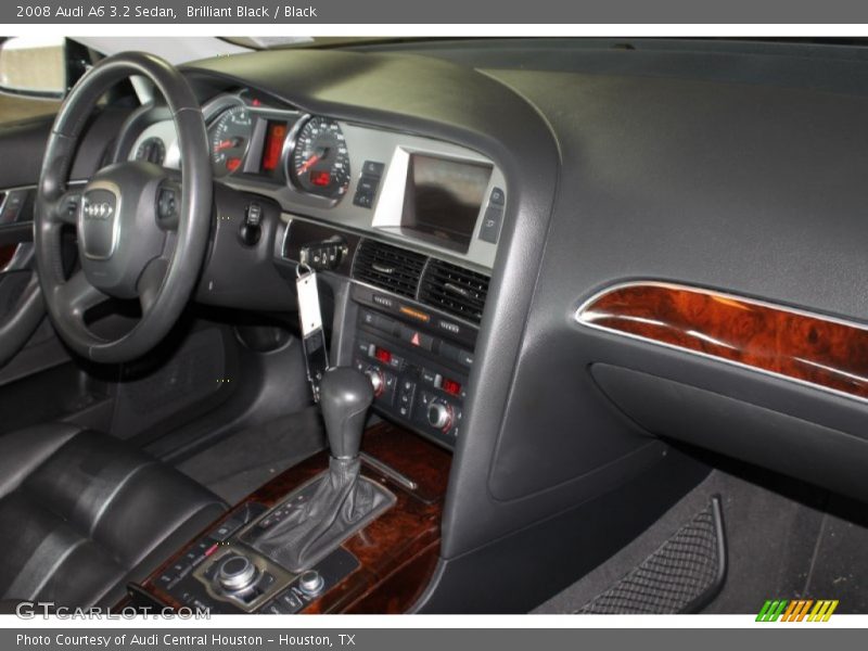 Brilliant Black / Black 2008 Audi A6 3.2 Sedan