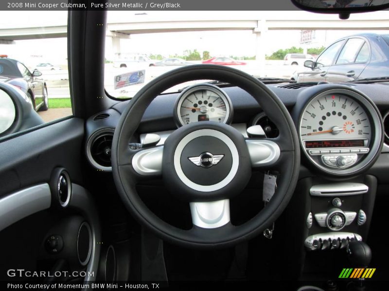 Pure Silver Metallic / Grey/Black 2008 Mini Cooper Clubman