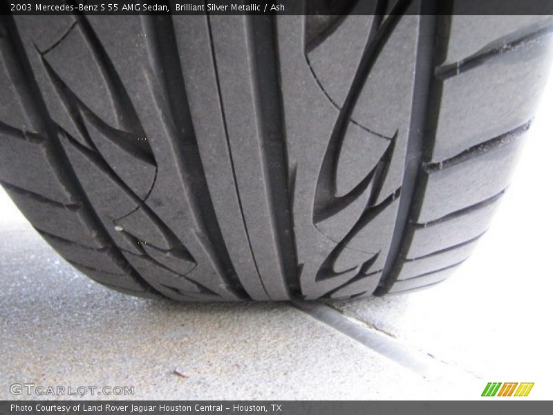 Brilliant Silver Metallic / Ash 2003 Mercedes-Benz S 55 AMG Sedan