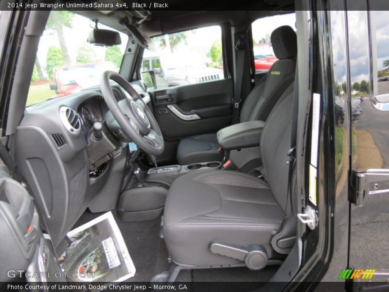 Black / Black 2014 Jeep Wrangler Unlimited Sahara 4x4