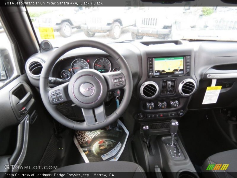Black / Black 2014 Jeep Wrangler Unlimited Sahara 4x4