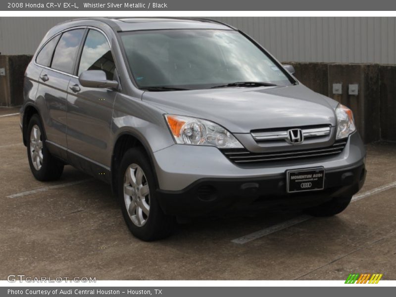 Whistler Silver Metallic / Black 2008 Honda CR-V EX-L