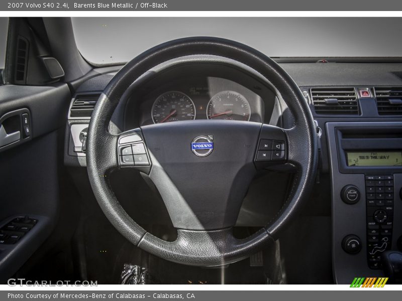 Barents Blue Metallic / Off-Black 2007 Volvo S40 2.4i