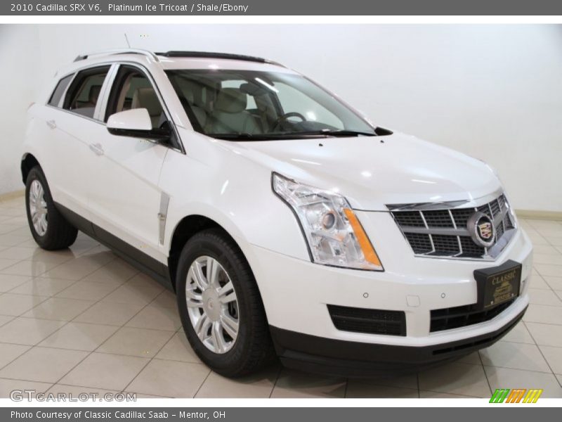 Platinum Ice Tricoat / Shale/Ebony 2010 Cadillac SRX V6