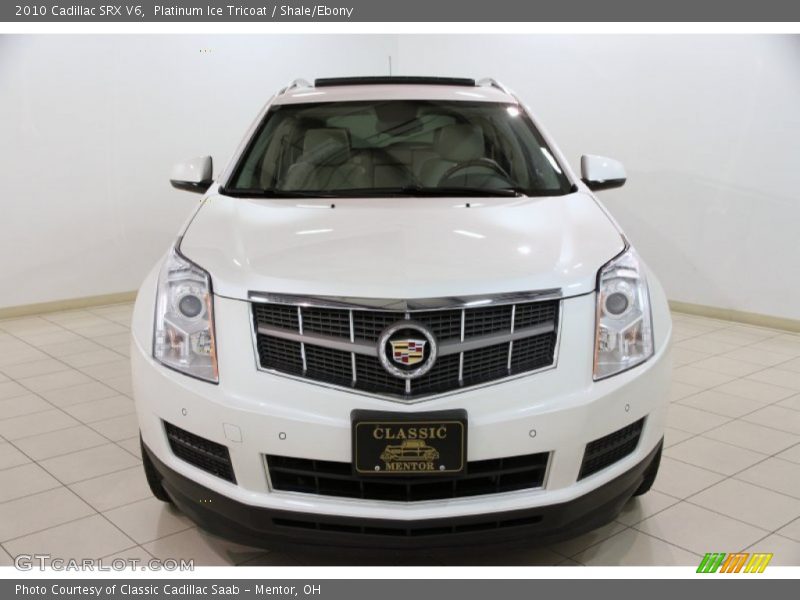 Platinum Ice Tricoat / Shale/Ebony 2010 Cadillac SRX V6