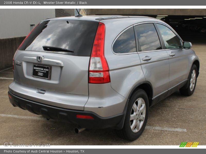 Whistler Silver Metallic / Black 2008 Honda CR-V EX-L