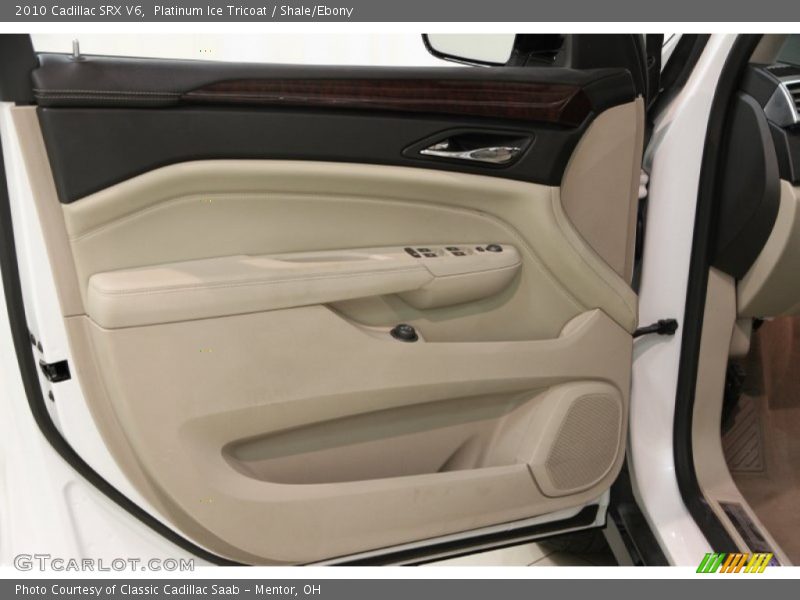 Platinum Ice Tricoat / Shale/Ebony 2010 Cadillac SRX V6