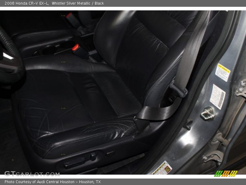Whistler Silver Metallic / Black 2008 Honda CR-V EX-L