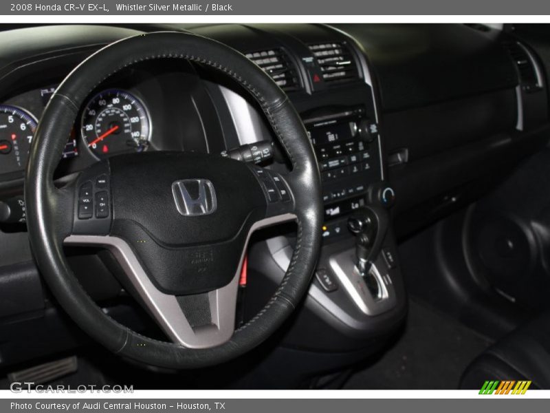 Whistler Silver Metallic / Black 2008 Honda CR-V EX-L
