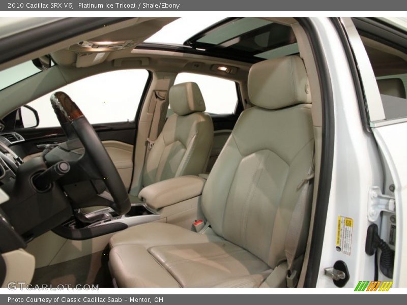 Platinum Ice Tricoat / Shale/Ebony 2010 Cadillac SRX V6