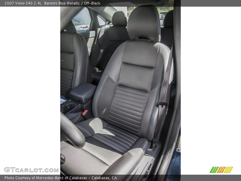 Barents Blue Metallic / Off-Black 2007 Volvo S40 2.4i