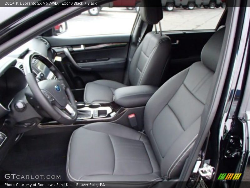 Front Seat of 2014 Sorento SX V6 AWD