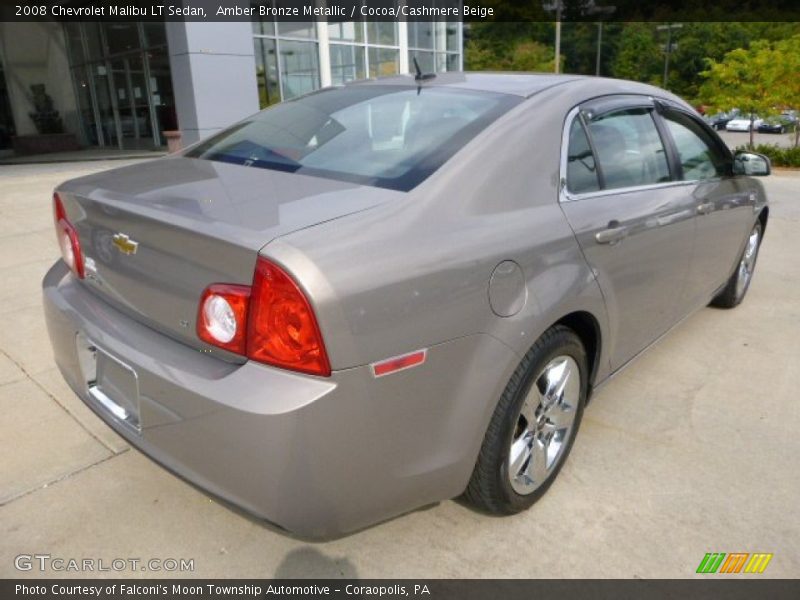 Amber Bronze Metallic / Cocoa/Cashmere Beige 2008 Chevrolet Malibu LT Sedan