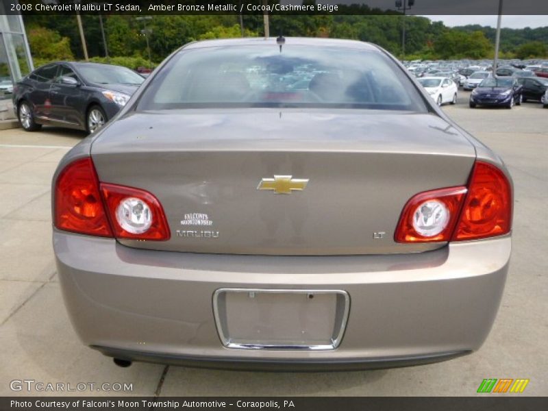 Amber Bronze Metallic / Cocoa/Cashmere Beige 2008 Chevrolet Malibu LT Sedan