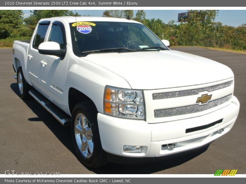 Summit White / Ebony 2010 Chevrolet Silverado 1500 LTZ Crew Cab 4x4