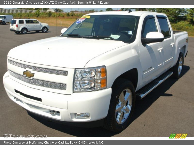 Summit White / Ebony 2010 Chevrolet Silverado 1500 LTZ Crew Cab 4x4