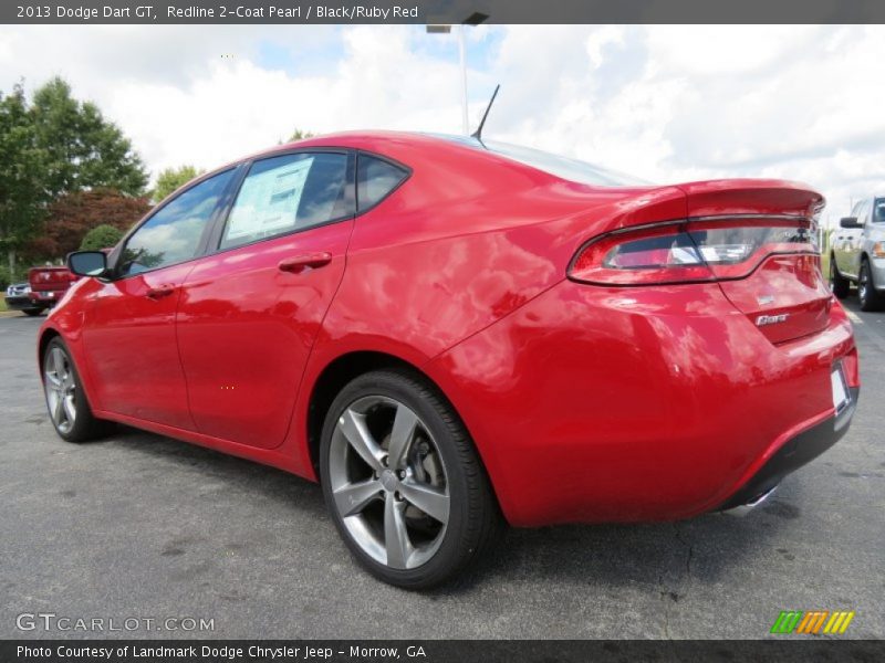 Redline 2-Coat Pearl / Black/Ruby Red 2013 Dodge Dart GT