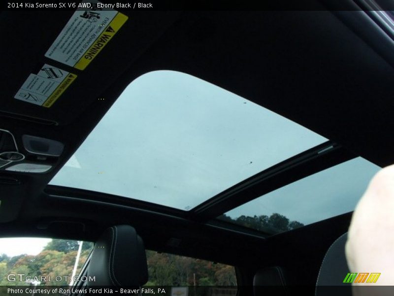 Ebony Black / Black 2014 Kia Sorento SX V6 AWD