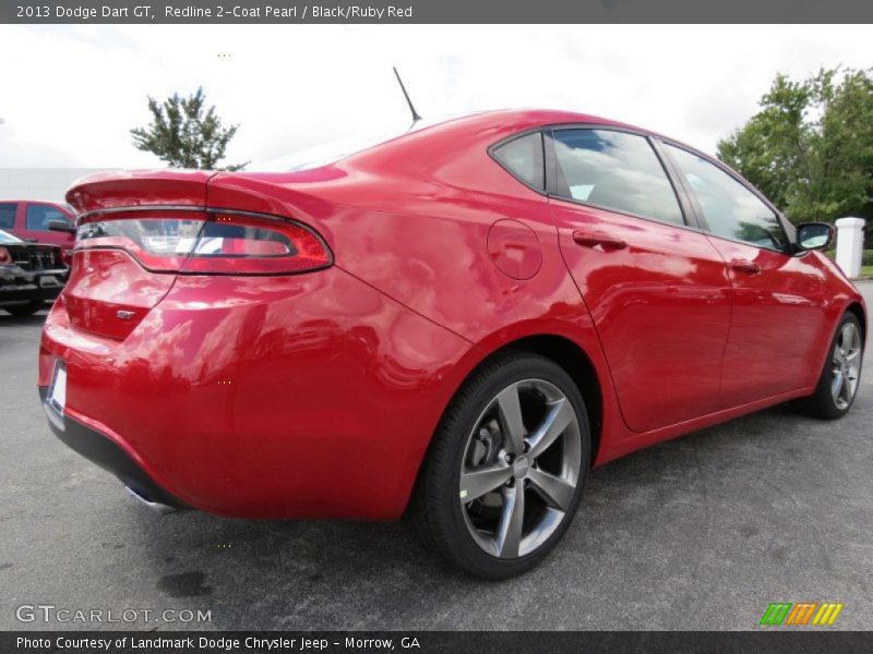 Redline 2-Coat Pearl / Black/Ruby Red 2013 Dodge Dart GT