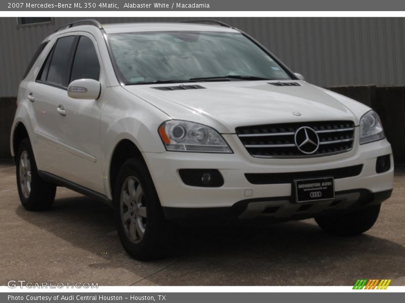Alabaster White / Macadamia 2007 Mercedes-Benz ML 350 4Matic
