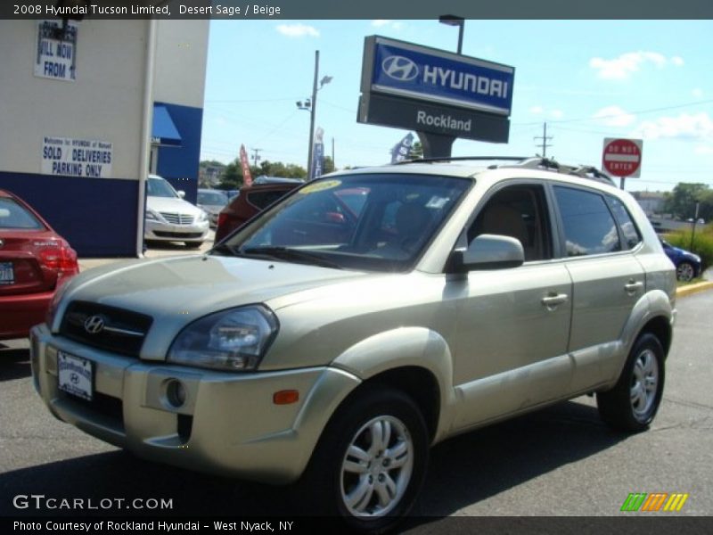 Desert Sage / Beige 2008 Hyundai Tucson Limited