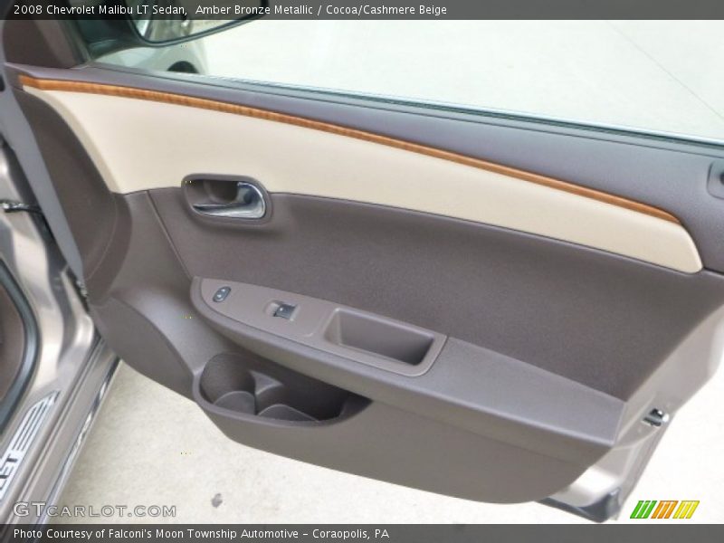 Amber Bronze Metallic / Cocoa/Cashmere Beige 2008 Chevrolet Malibu LT Sedan