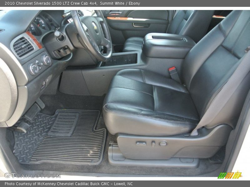 Summit White / Ebony 2010 Chevrolet Silverado 1500 LTZ Crew Cab 4x4