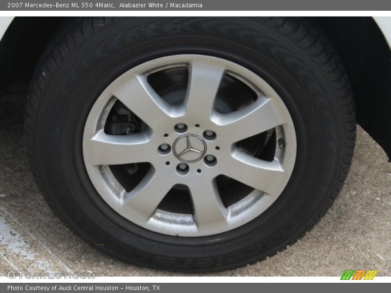 Alabaster White / Macadamia 2007 Mercedes-Benz ML 350 4Matic