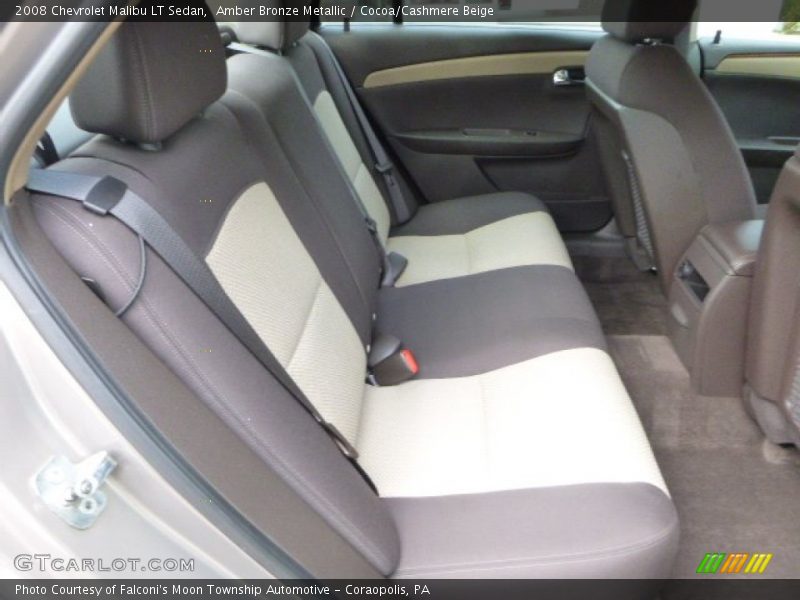 Amber Bronze Metallic / Cocoa/Cashmere Beige 2008 Chevrolet Malibu LT Sedan