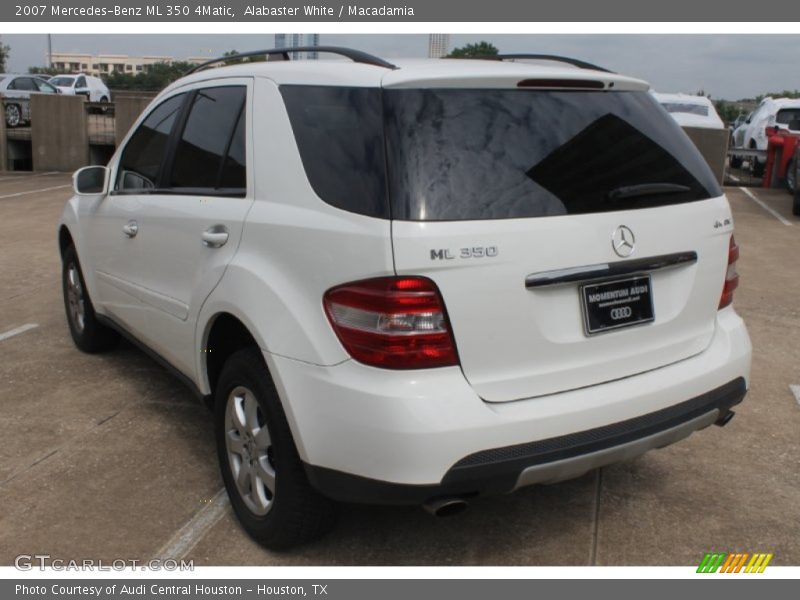 Alabaster White / Macadamia 2007 Mercedes-Benz ML 350 4Matic