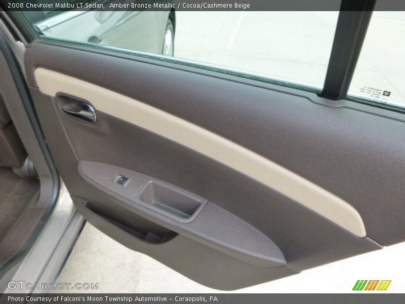 Amber Bronze Metallic / Cocoa/Cashmere Beige 2008 Chevrolet Malibu LT Sedan
