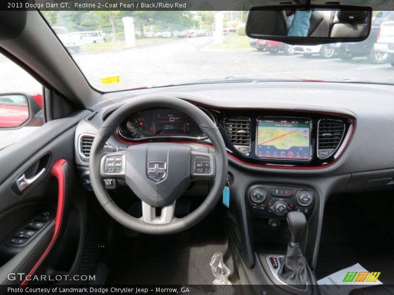 Redline 2-Coat Pearl / Black/Ruby Red 2013 Dodge Dart GT