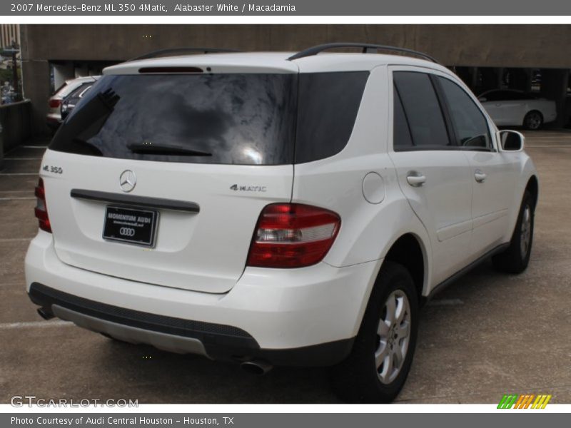 Alabaster White / Macadamia 2007 Mercedes-Benz ML 350 4Matic