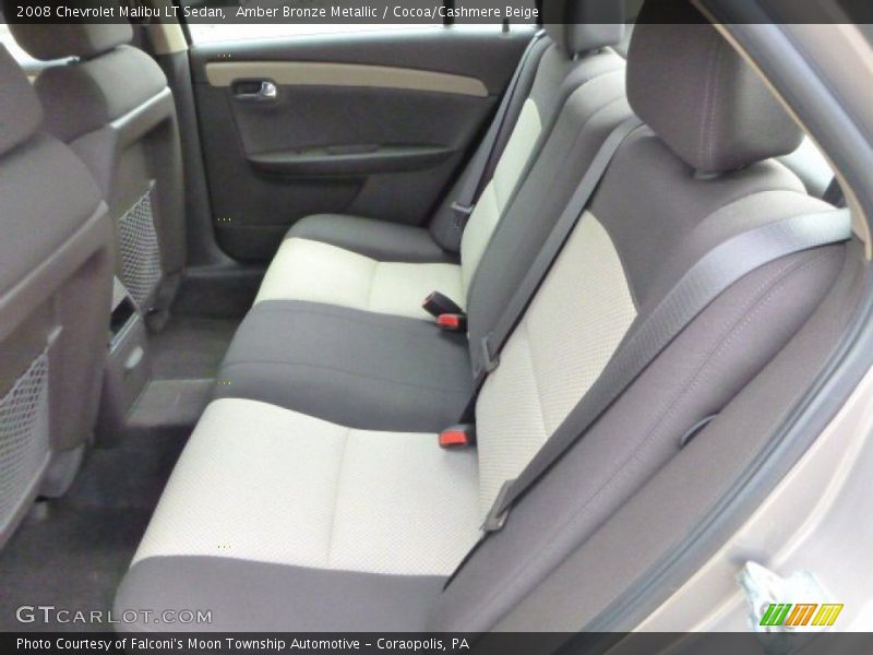 Amber Bronze Metallic / Cocoa/Cashmere Beige 2008 Chevrolet Malibu LT Sedan
