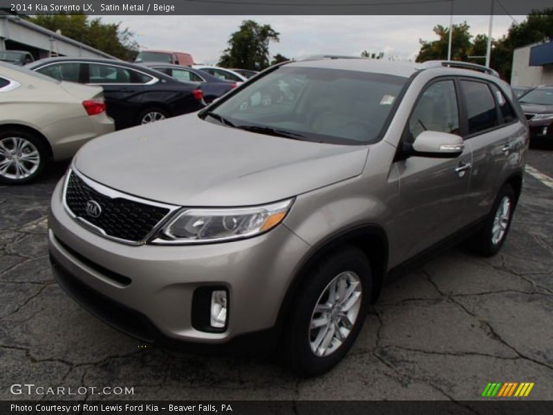 Satin Metal / Beige 2014 Kia Sorento LX