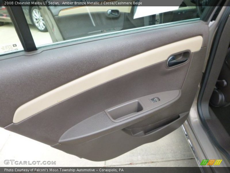 Amber Bronze Metallic / Cocoa/Cashmere Beige 2008 Chevrolet Malibu LT Sedan